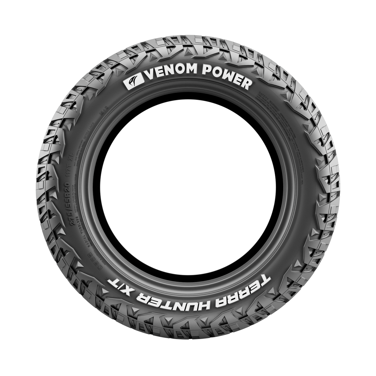 Venom Power Terra Hunter X/T2 35x10.50R17 White Letter Tires
